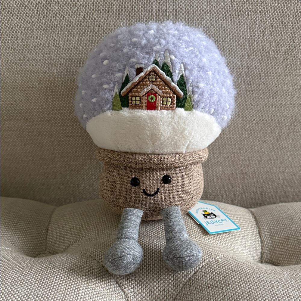 Jellycat Holiday Amuseable Plush Snow Globe
